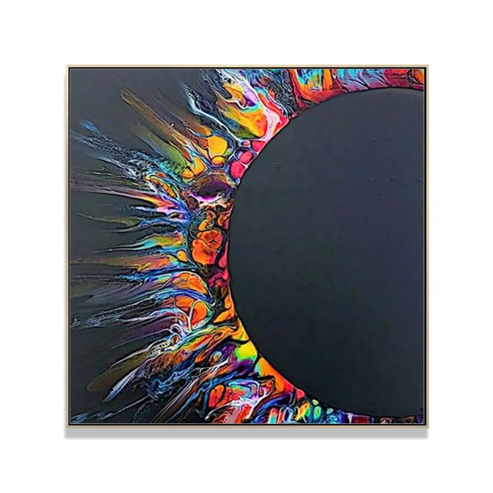 3D Oil Painting Canvas Abstract Wall Art Hand Made Oil Palette Knife Painting on Canvas Modern Art