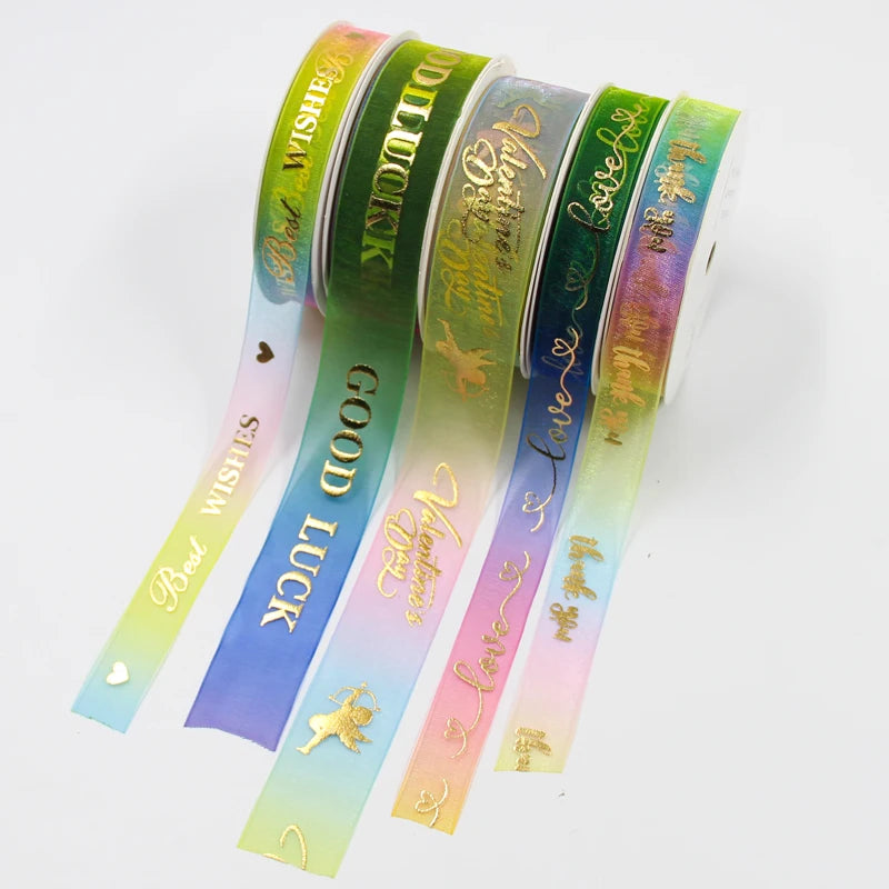 2022 Thank You Midi Ribbons Factory Price OEM Gift Ribbon Custom Sizes Brand Logo Artwork Printed Satin Grosgrain Ribbon
