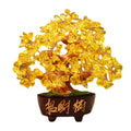 EURAN Opening Ceremony Gifts Multi Colors Fengshui Wealth Tree Crystal Hexagon Fashion Trend Money Tree Floral Pattern 17-38cm