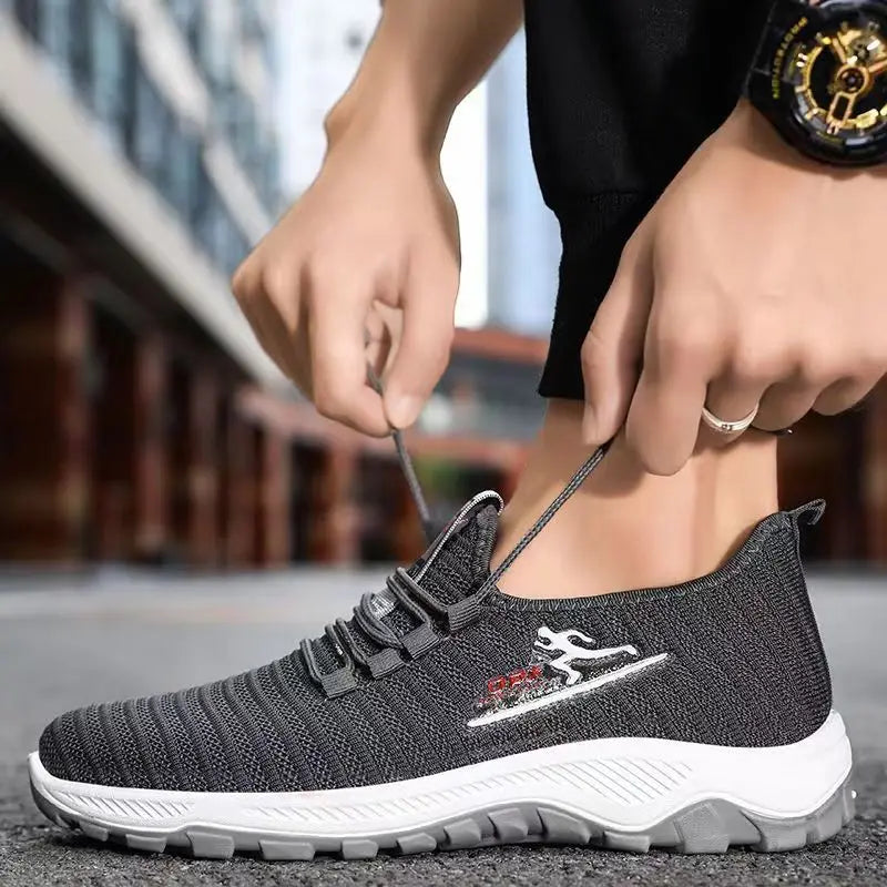 Hongyan Net Men Trend Sports Breathable Net Shoes Thin Casual Shoes Ayakkabi Erkek