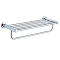 Double Hotel Use Silver Stainless Steel 304 Heater Wall-Mounted Modern Design Bathroom Towel Rack Pendant Set