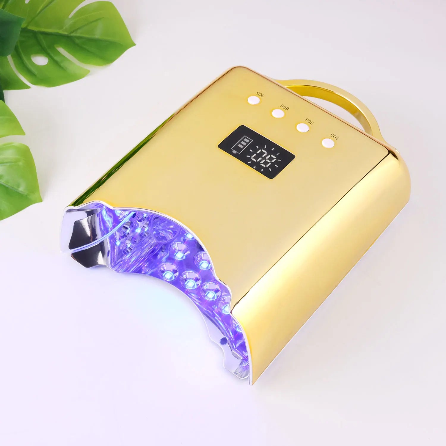 Best Selling Professional Rechargeable Cordless 78W UV LED Nail Lamp Gel Manicure Lamp for Nail Art