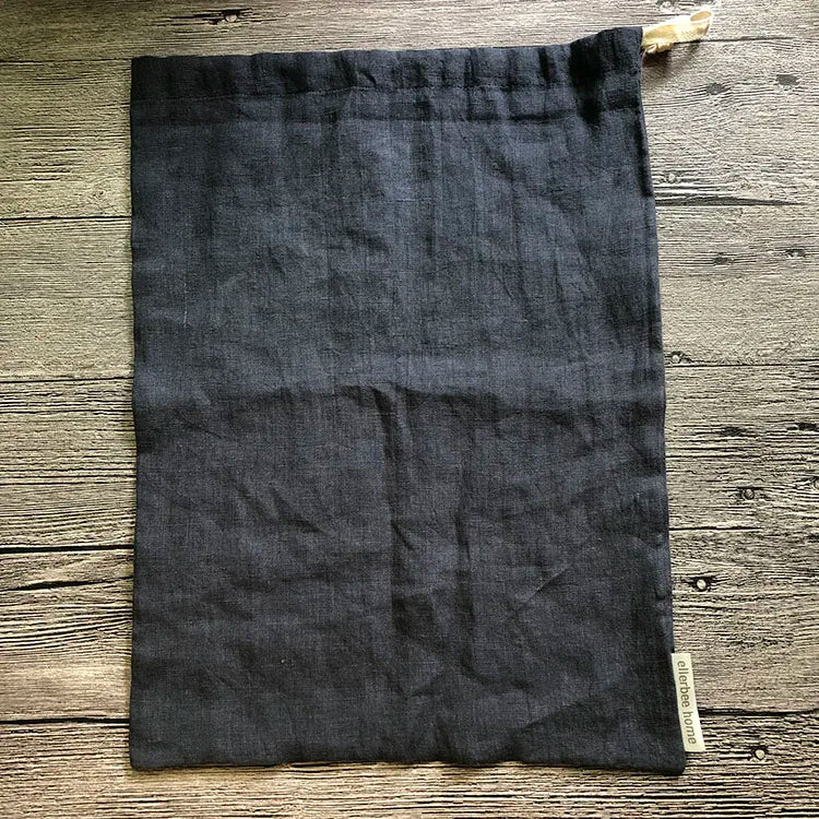 Natural Custom 100% Linen Cloth Bread Bags