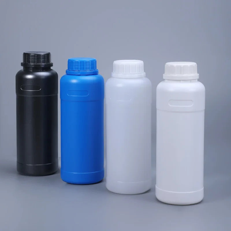 Factory Direct Price HDPE 1000ML Thicken With Customized Industrial Medical Beauty Transport Plastic Bottles
