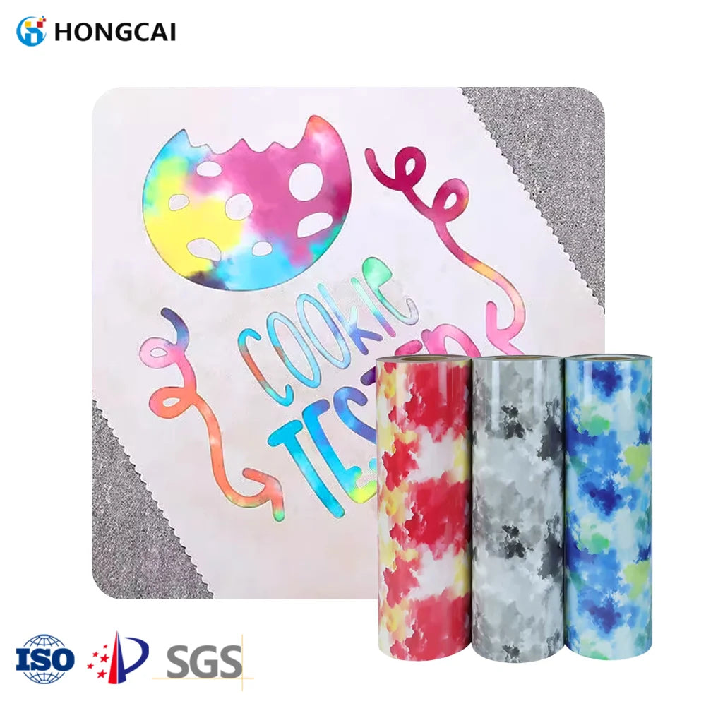 Hongcai Factory Wholesale Flex Easy Weed HTV Textile PU Heat Transfer Vinyl on Rolls for Clothing T-shirts