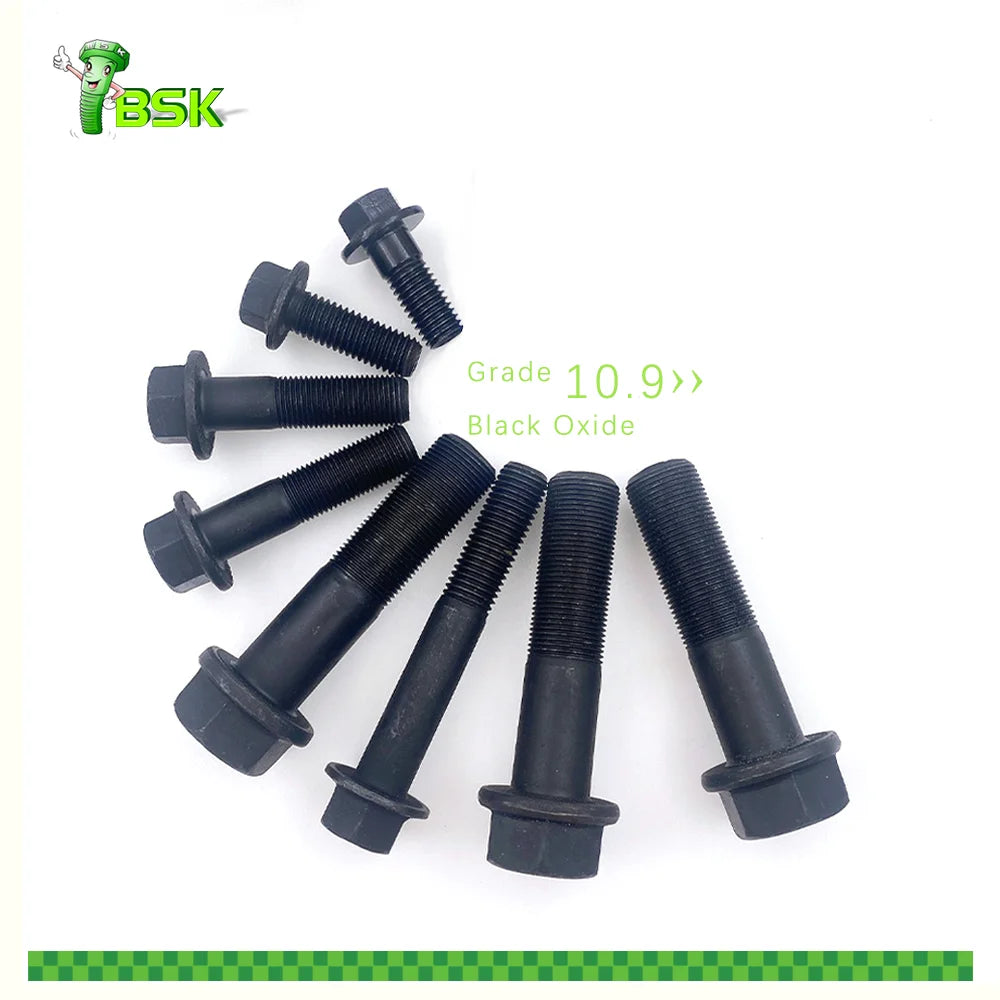Factory Manufacturer Heavy Duty M2 M3 M6 M8 M10 M12 Flangebolt Din6921 JISB1189 ISO 4162 IFI 536 ANSI/ASME B18.2.3 in Stock