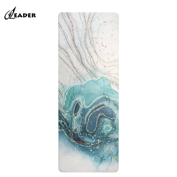 High Quality Self-Rolling Extra Large PU+Natural Rubber 1-5mm Thickness Yoga & Pilates Mat