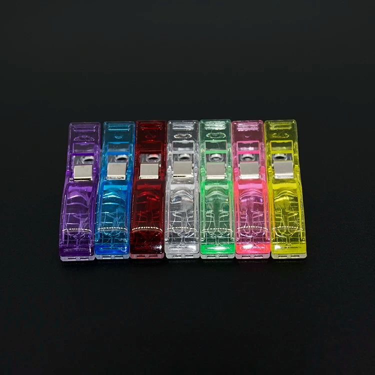 Large Size Low MOQ Japanese Plastic Colored Quilting Sewing Quilter Clips