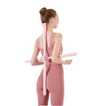 CW YGT002 Yoga Pilates Body Open Back and Shoulder Exercise Training Yoga Stick Cross Posture Corrector NBR+Steel+PP 81cm/75cm