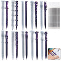 B-5542 Diy Handmade Irregular Magic Wand Shape Ball Pen Silicone Mold Crystal Glue Magic Pen Epoxy Resin Mold Wholesale