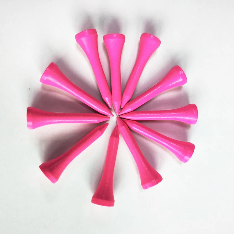 Wholesale OEM Custom Bulk Bamboo Golf Tee Set Colorful Wood Golf Tees Holder
