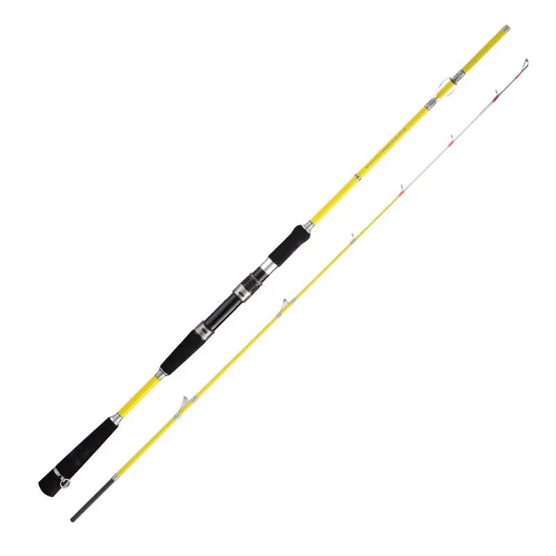 1.65/1.8/2.1/2.4/2.7m  2 Sections Saltwater Spinning Carbon Fiber Rods Boat Fishing Rod Offshore Trolling Fishing Rod