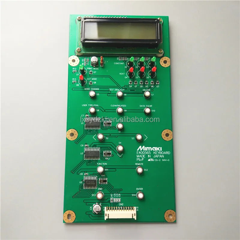 Eco Solvent Plotter Mimaki Panel Control Board Display LCD Screen Mimaki Jv33 CJV30 Keyboard PCB ASSY-E400565
