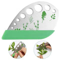 Herb Peeler Vegetable Leaf Stripping Tool Curved Edge Herb Stripper Chard Collard Greens Parsley Basil Rosemary Herb Cutter