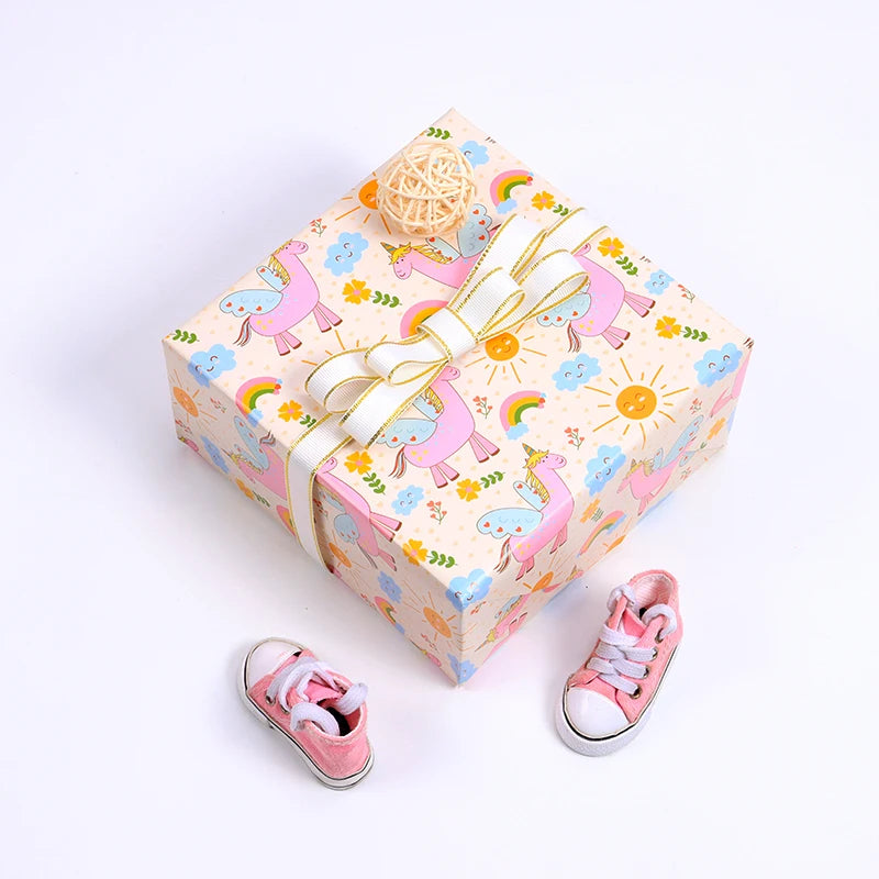 SY Custom Manufacturer's Wholesale Recyclable Art Paper 50*70cm 80g Coated for Craft Gift Wrapping and Packaging