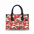 New Open Skeleton Rose Pattern Personalized Custom Tote Bag with Cross-Body Strap Luxury Leather Women's Beach Fashion Handbag