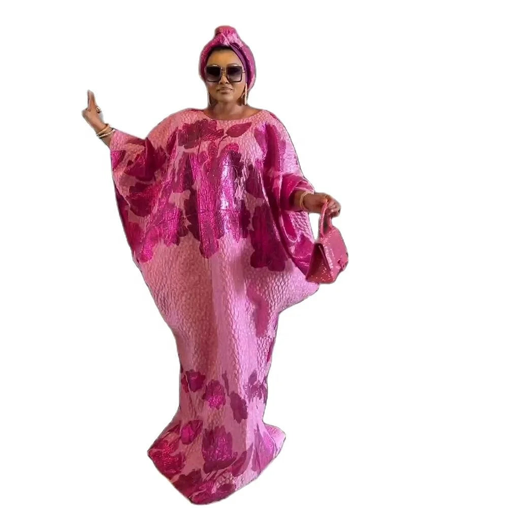 Best Selling Kanga Clothing Ethnic African Clothing High Quality Expensive Jacquard African Women Clothing