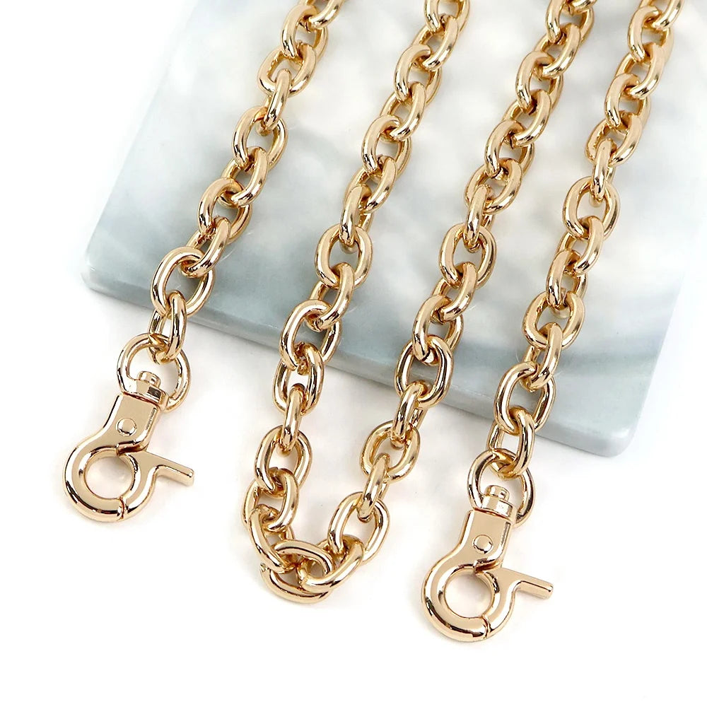 Meetee B-C123 10mm Alloy One-shoulder Messenger Handbag Accessories Circle Ring Iron Bag Chain