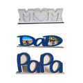 DIY Custom Logo Photo Print Plaques UV Printed Blank Wood MDF for Love Photo Frame Ornament Mother's Day Gift for Mom Dad Papa