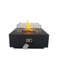 Charm Garden CZYG008 Modern Stainless Steel Propane Gas Fire Pit Square Shape Outdoor Heater