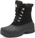 Mishansha Multifunctional Waterproof Anti-Slip Cowhide NAP Upper Plush Lining Women's Winter Autumn Snow Boots Mid-Calf Walking
