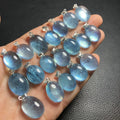 Wholesale Healing Stones Natural Crystal Beautiful Polished Aquamarine Pendant for Decoration
