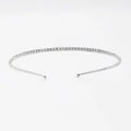 Single Row Rhinestone Headband Wedding Bride Headdress Crown