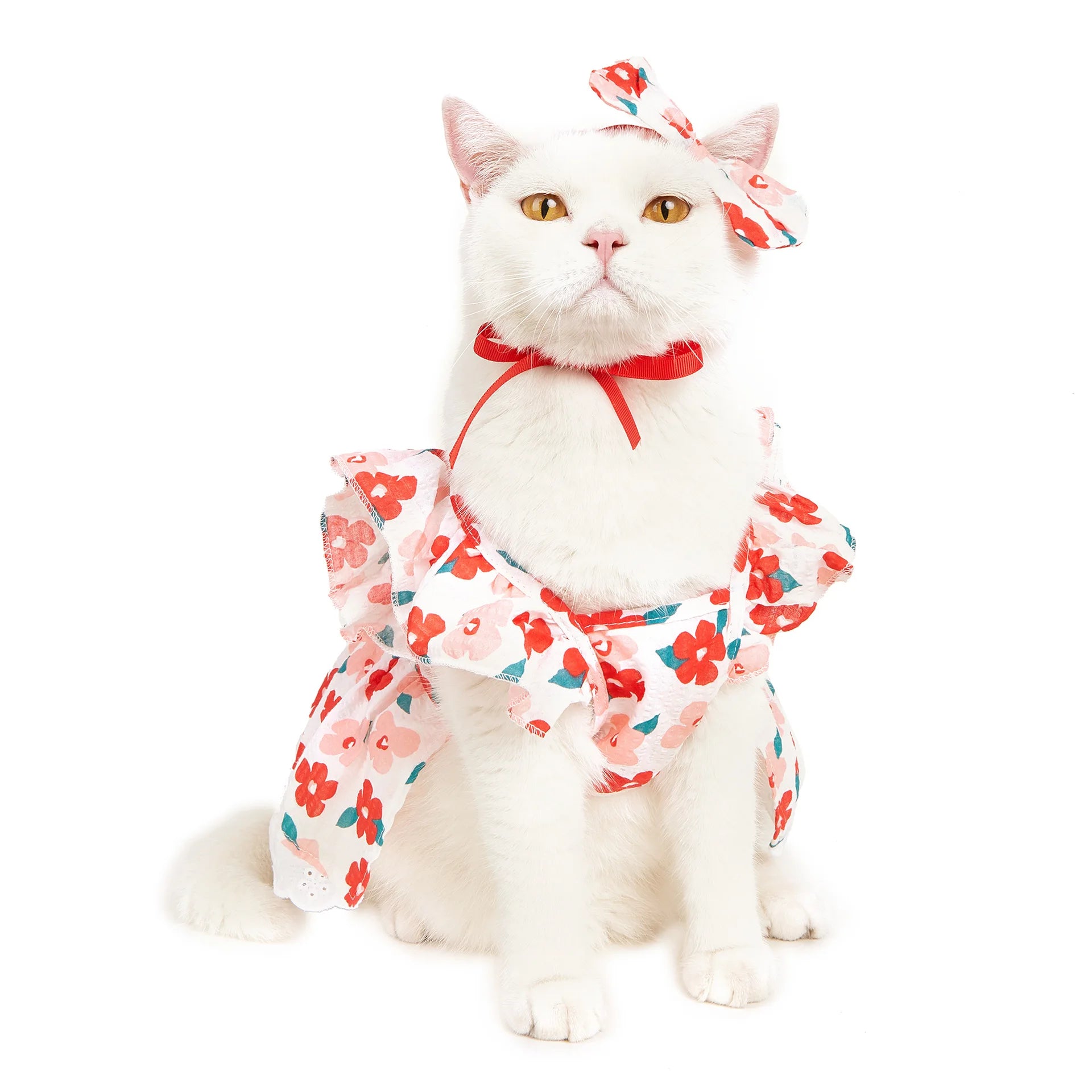 New Arrival Factory Direct Supply Spring/Summer Wholesale Pet Dog CAT Clothes for  Flower Patterned Dress