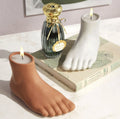 Nicole DIY Foot Shape Eco-Friendly CE Certified Silicone Vase Mold Pen Holder Planter Mould Home Decoration Crafts