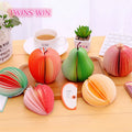 Cute Memo Pads Fruit Vegetables Memo Pads Kawaii Sticker Portable Paper Notepads Creative Diy Sticky Desk Decoration 1693