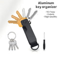 Minimalist Silent Aluminum Key Organizer Holder for Keys Mens Multi-Tool Bags Hanging Car Key Chain