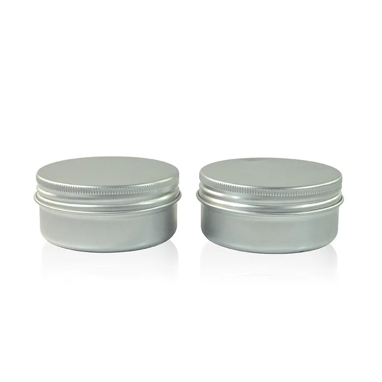 In Stock 5g 10g 15g 20g 30g 50g 60g 80g 100g Screw Top Metal Containers Aluminum Tin Can With Lids