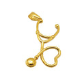 2025 New Twinkle European American Fashion Gold Stethoscope Heart-shaped Doctor Nurse Ladies Necklace Pendant Graduation Gifts