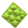 Saffron 8-Cavity Silicone Lollipop Mold Heart Flower Butterfly Design Food Grade for Baking Hard Candy OEM/ODM Welcome