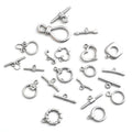 Stainless Bar Ring Fittings Toggle Bracelet Clasp Ring Connectors for OT Ending Clasps Set DIY Bracelet Jewelry Accessories