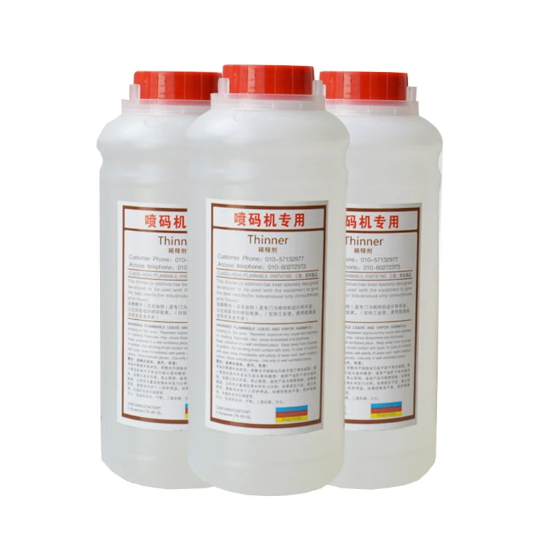 New CIJ Inkjet Printer Ink Cleaning Agent Erases Modifies Code Dates Ink Diluent Automatic Cleaning Nozzle Printing Industry