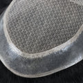 Mens Wig Male Hair Prosthesis Silk Base with 1'' Thin Skin Around Toupee Men Durable Wigs 100% Human Hair System Unit