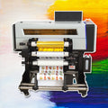 TIFFAN A2 A3 UV DTF Printer Sticker All-in-one Printing AB Film Double XP600 Nozzle Varnish Transfer A3 UV DTF Printer