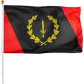 Professional Factory High-quality Customized Flag 3x5ft Blank logo Outdoor Banner Custom Black American Heritage Flag