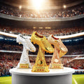 In Stock Football Game Resin Trophy Gold Championship Soccer Trophy Wholesale