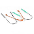 Wholesale New Design U Shaped Pure Copper Stainless Steel Tongue Scraper Cleaner
