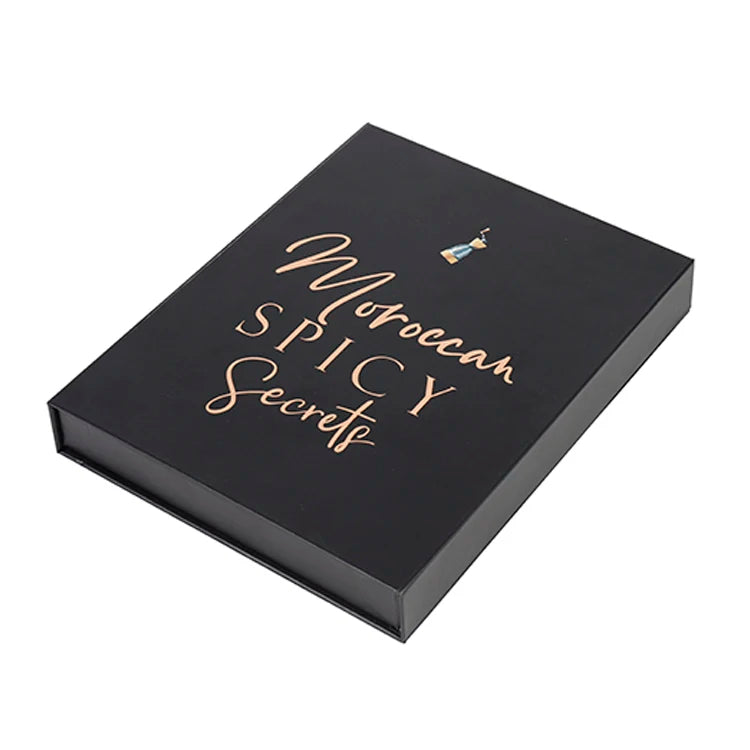 Hot Sale Book Shaped Jewelry Gift Packaging Box New Design Kraft Paper with Matt Lamination and Embossing