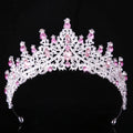 2025 Wholesale New Fashionable Birthday Crown for Women - Elegant Crystal Luxury Bridal Crown
