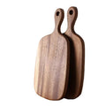 JUNJI Kitchenware Natural Wooden Chopping Block Wood Cutting Board With Handle