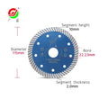 GJ Hot Sale 4.5 Inch 115mm Diamond Cutting Turbo Saw Blade for Granite Marble Quartz Stone Concrete Fast Cutting