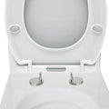 Standard Oval Soft Close Replacement Toilet Seat with Top Fix Quick Release Chrome Hinges