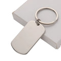 OEM/ODM Customizable Laser Engraving Blanks Metal Keychain Laser Blank Keychains