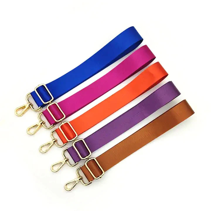 Meetee B-J2005 Solid  Nylon Colorful Web Tote Bag Accessories Interchangeable Long Shoulder Bag Straps