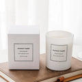 Factory 100% Pure Soy Wax Scented Candles with Glass Jar Private Label Aromatherapy Strong Smell Candles for Home Decoration