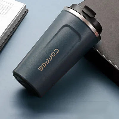 12 oz 16 oz Double Wall Vacuum Insulated Stainless Steel Cup Coffee Tumbler Insulated Coffee Travel Mugs with Spill-Proof Lid